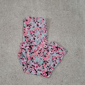 polka dot cropped leggings